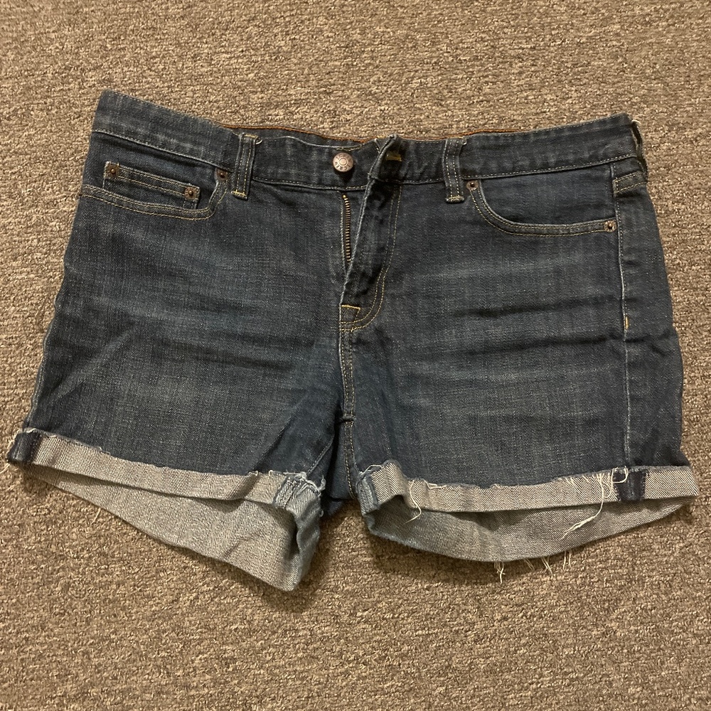 Women’s J.Crew low rise denim shorts size 10